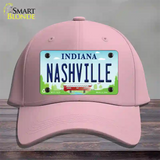 Nashville Indiana Novelty License Plate Hat Cotton / Pink