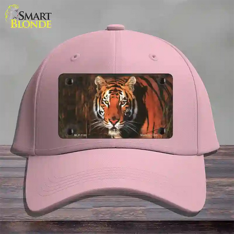 Tiger Novelty License Plate Hat Cotton / Pink