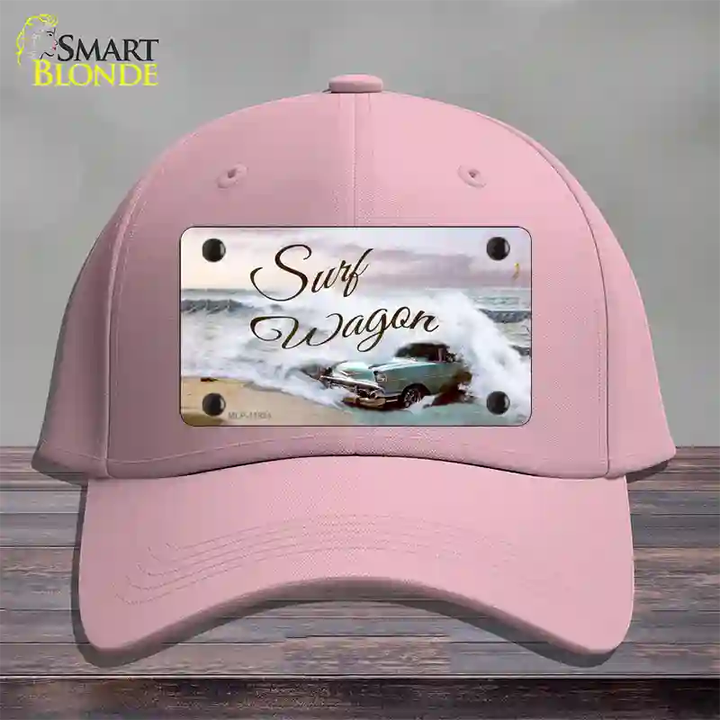 Surf Wagon Novelty License Plate Hat Cotton / Pink