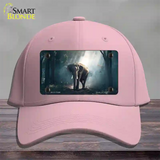 Elephant in the Woods Novelty License Plate Hat Cotton / Pink