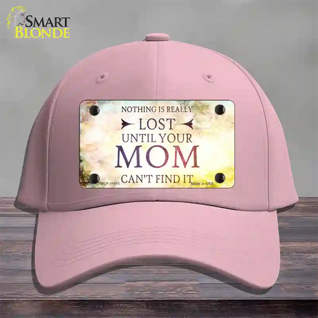 Nothing is Really Lost Novelty License Plate Hat Cotton / Pink