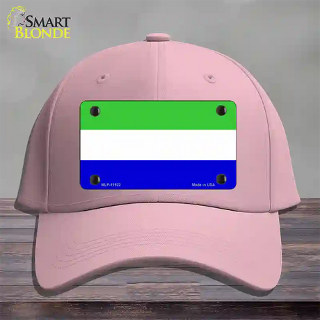 Galapagos Island Flag Novelty License Plate Hat Cotton / Pink