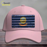 Idaho Corrugated Flag Novelty License Plate Hat Cotton / Pink