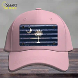 South Carolina Corrugated Flag Novelty License Plate Hat Cotton / Pink