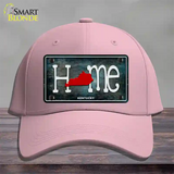 Kentucky Home State Outline Novelty License Plate Hat Cotton / Pink