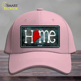 Maine Home State Outline Novelty License Plate Hat Cotton / Pink