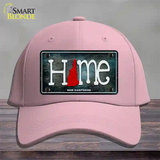 New Hampshire Home State Outline Novelty License Plate Hat Cotton / Pink