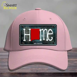 New Mexico Home State Outline Novelty License Plate Hat Cotton / Pink