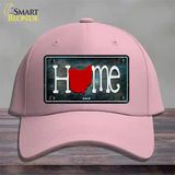 Ohio Home State Outline Novelty License Plate Hat Cotton / Pink