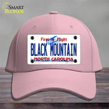 Black Mountain North Carolina Novelty License Plate Hat Cotton / Pink