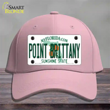 Florida Point Brittany Novelty License Plate Hat Cotton / Pink