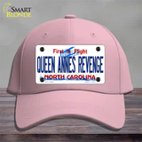 Queen Annes Revenge North Carolina State Novelty License Plate Hat Cotton / Pink