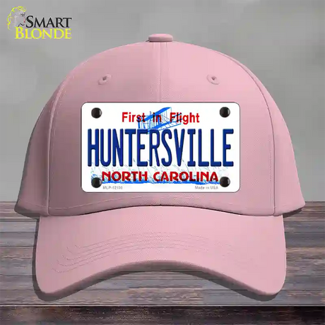 Huntersville North Carolina State Novelty License Plate Hat Cotton / Pink