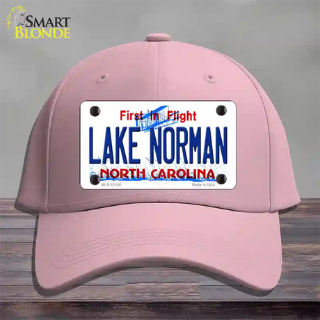 Lake Norman North Carolina State Novelty License Plate Hat Cotton / Pink