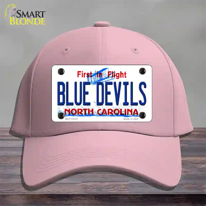 Blue Devils North Carolina State Novelty License Plate Hat Cotton / Pink