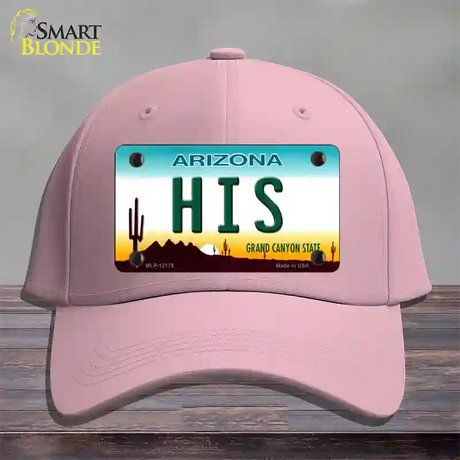 His Arizona Novelty License Plate Hat Cotton / Pink