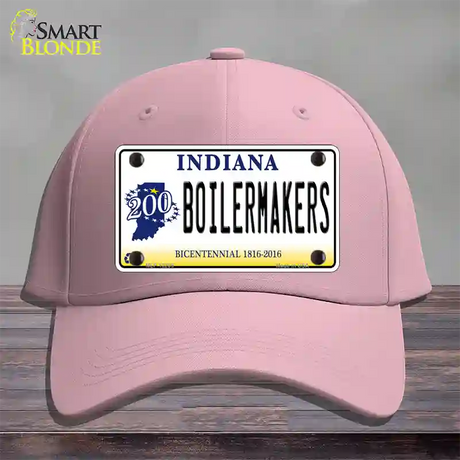 Boilermakers Indiana Novelty License Plate Hat Cotton / Pink