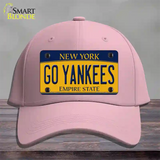 Go Yankees New York Novelty License Plate Hat Cotton / Pink