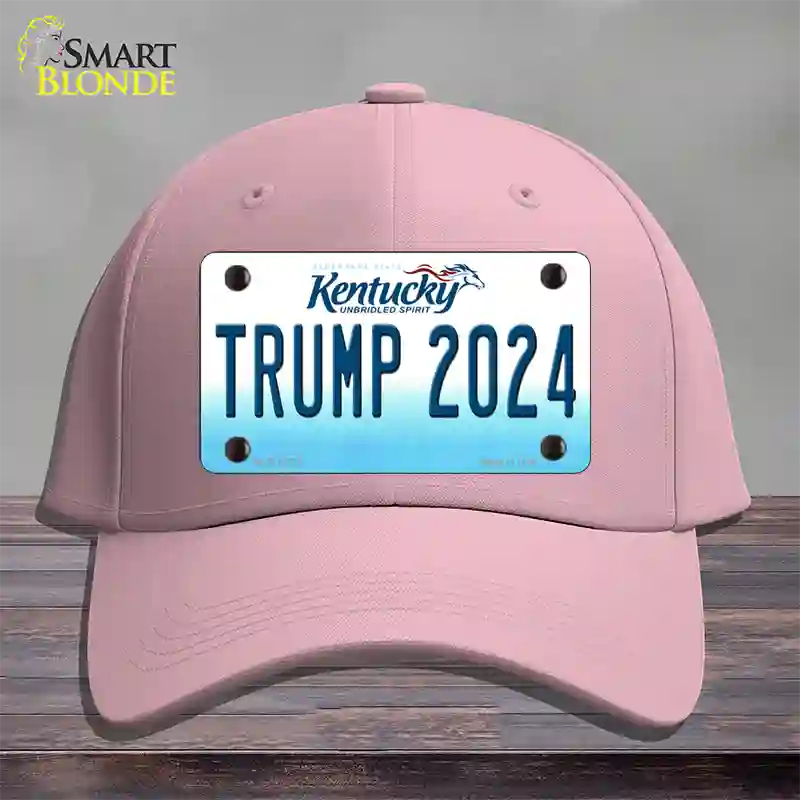 Trump 2024 Kentucky Novelty License Plate Hat Cotton / Pink