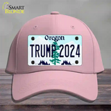 Trump 2024 Oregon Novelty License Plate Hat Cotton / Pink