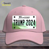 Trump 2024 Tennessee Novelty License Plate Hat Cotton / Pink