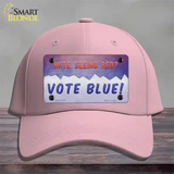 Hate Seeing Red Vote Blue Novelty License Plate Hat Cotton / Pink