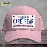 North Carolina Cape Fear Novelty License Plate Hat Cotton / Pink