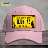 Arizona NJOY AZ Novelty License Plate Hat Cotton / Pink