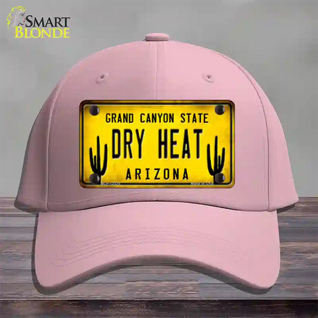 Arizona Dry Heat Novelty License Plate Hat Cotton / Pink