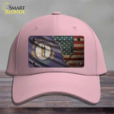 Kentucky/American Flag Novelty License Plate Hat Cotton / Pink