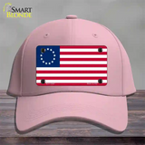 Betsy Ross American Flag Novelty License Plate Hat Cotton / Pink