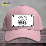 Route 66 Distressed Novelty License Plate Hat Cotton / Pink