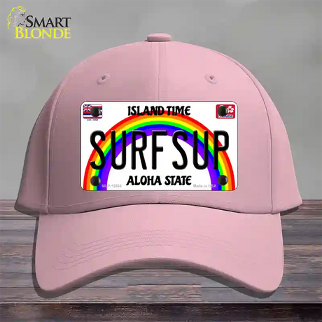 Surfsup Hawaii Novelty License Plate Hat Cotton / Pink