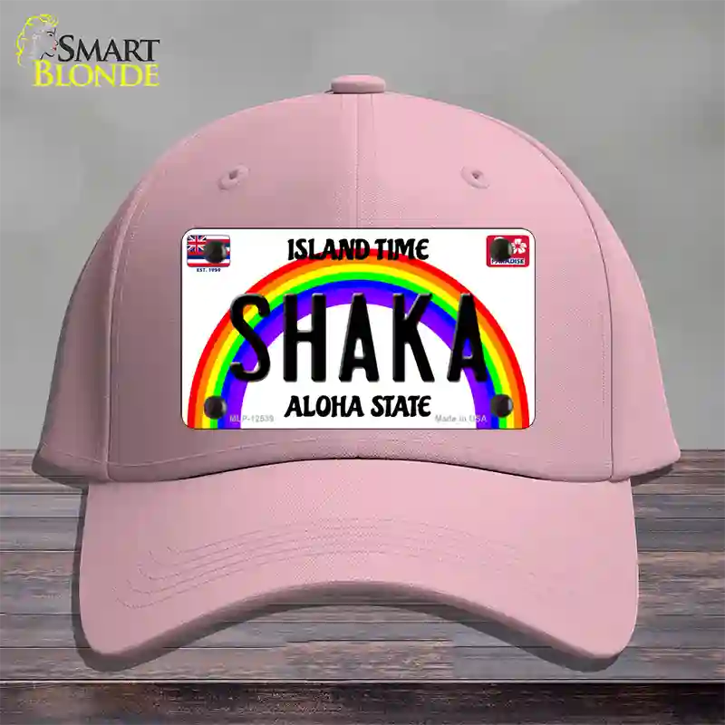 Shaka Hawaii Novelty License Plate Hat Cotton / Pink