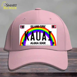 Kauai Hawaii Novelty License Plate Hat Cotton / Pink