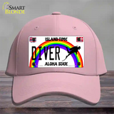 Diver Hawaii Novelty License Plate Hat Cotton / Pink