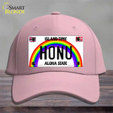 Honu Hawaii Novelty License Plate Hat Cotton / Pink