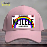 Wailele Hawaii Novelty License Plate Hat Cotton / Pink