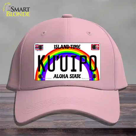 Ku Uipo Hawaii Novelty License Plate Hat Cotton / Pink