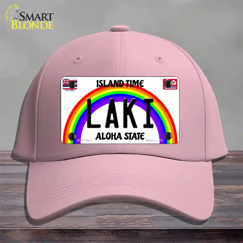 Laki Hawaii Novelty License Plate Hat Cotton / Pink