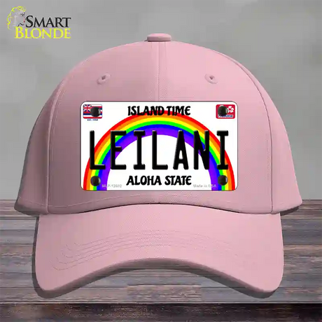 Leilani Hawaii Novelty License Plate Hat Cotton / Pink