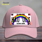 Hau Oli Hawaii Novelty License Plate Hat Cotton / Pink