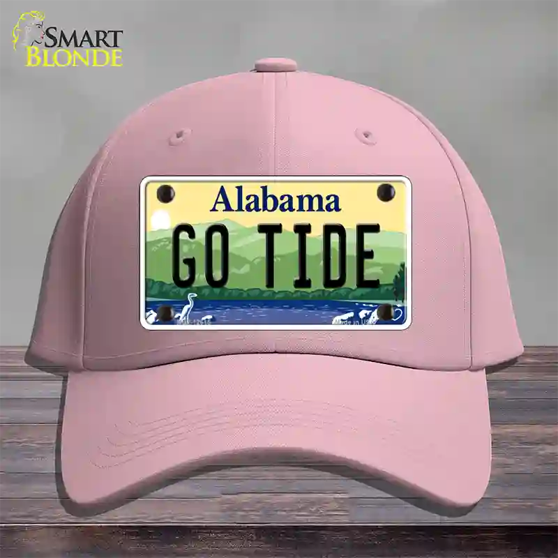 Go Tide Novelty License Plate Hat Cotton / Pink