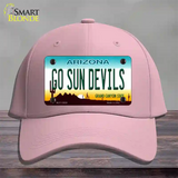 Go Sun Devils Novelty License Plate Hat Cotton / Pink