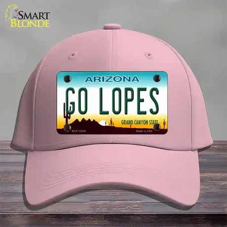 Go Lopes Novelty License Plate Hat Cotton / Pink