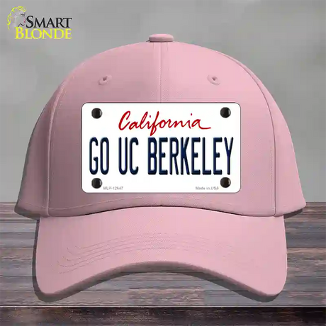 Go UC Berkeley Novelty License Plate Hat Cotton / Pink