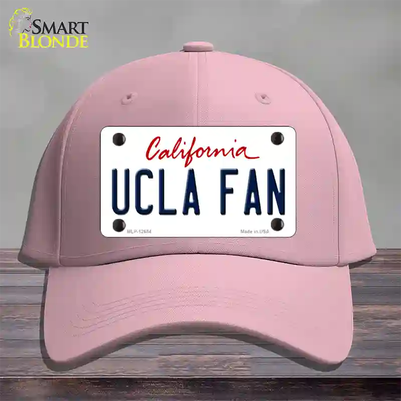 UCLA Fan Novelty License Plate Hat Cotton / Pink