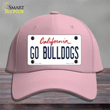 Go Bulldogs Novelty License Plate Hat Cotton / Pink