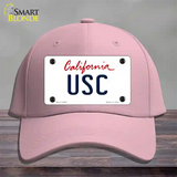 USC Novelty License Plate Hat Cotton / Pink