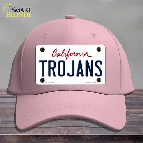 Trojans Novelty License Plate Hat Cotton / Pink